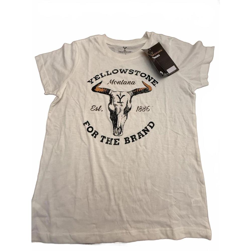 Yellowstone Montana Graphic Women's T-Shirt Size Small